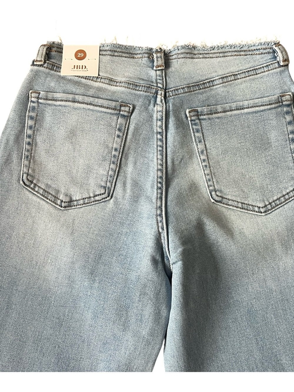 JBD Frayed Waistband Jeans Light Wash Size 29 NWT - Picture 8 of 9